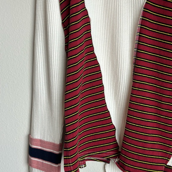 BDG Urban Outfitters Frazer Spliced Slouchy Sweater Tunic Top - Picture 6 of 11